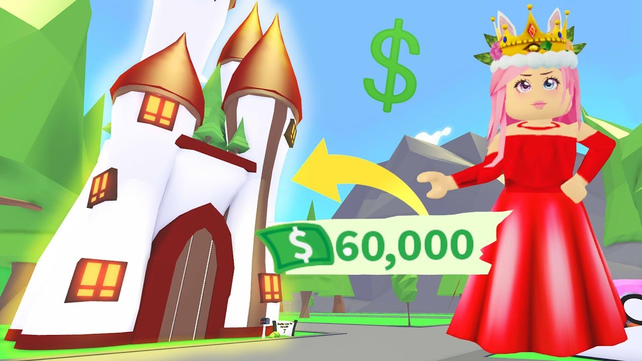 🏰TOUR POR MI CASTILLO DECORADO POR 60.000💲❗❗ADOPT ME!