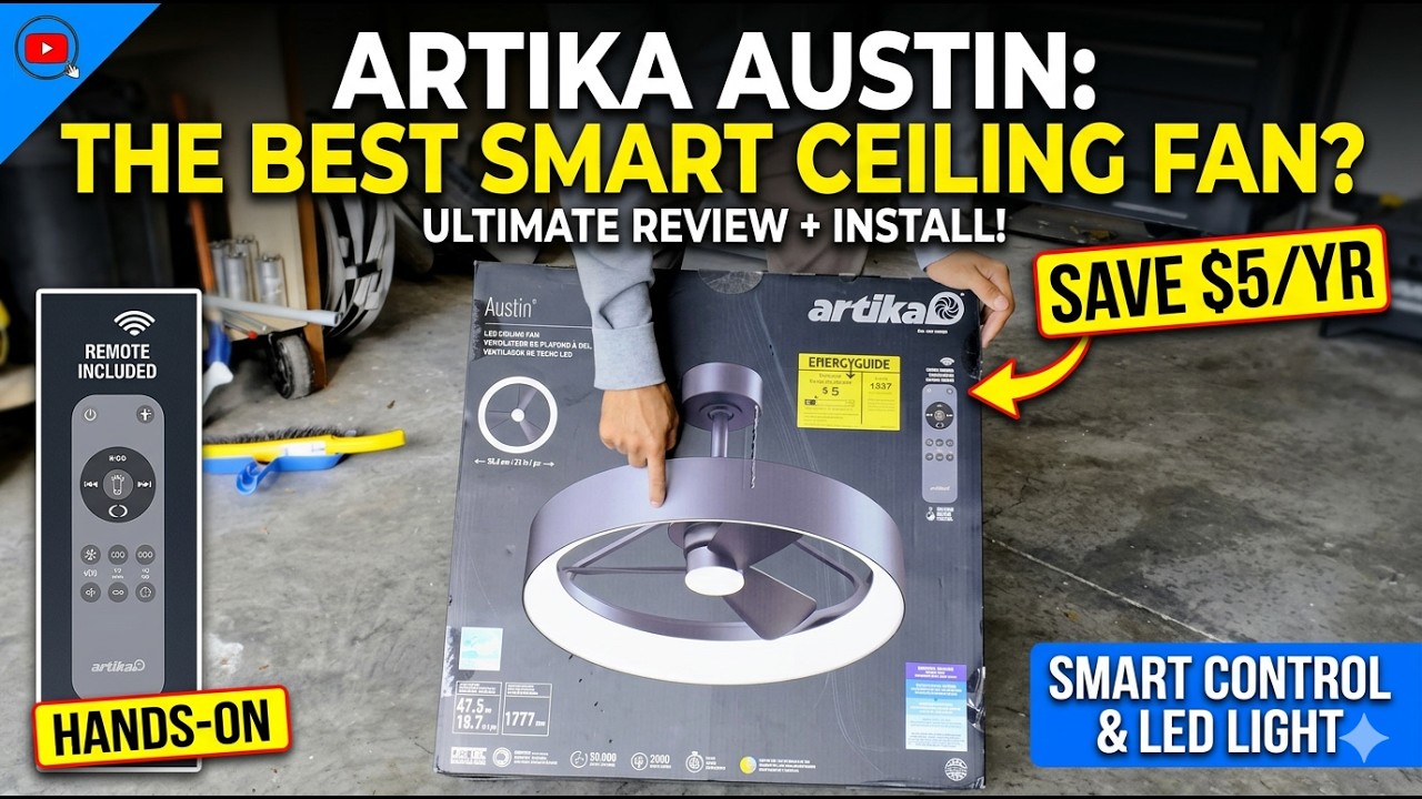 如何安装｜Costco 购买的｜artika ceiling fan｜如何拆除旧的天花板吊扇 ｜ 旧的调节开关功率不对｜ 新的LED闪烁