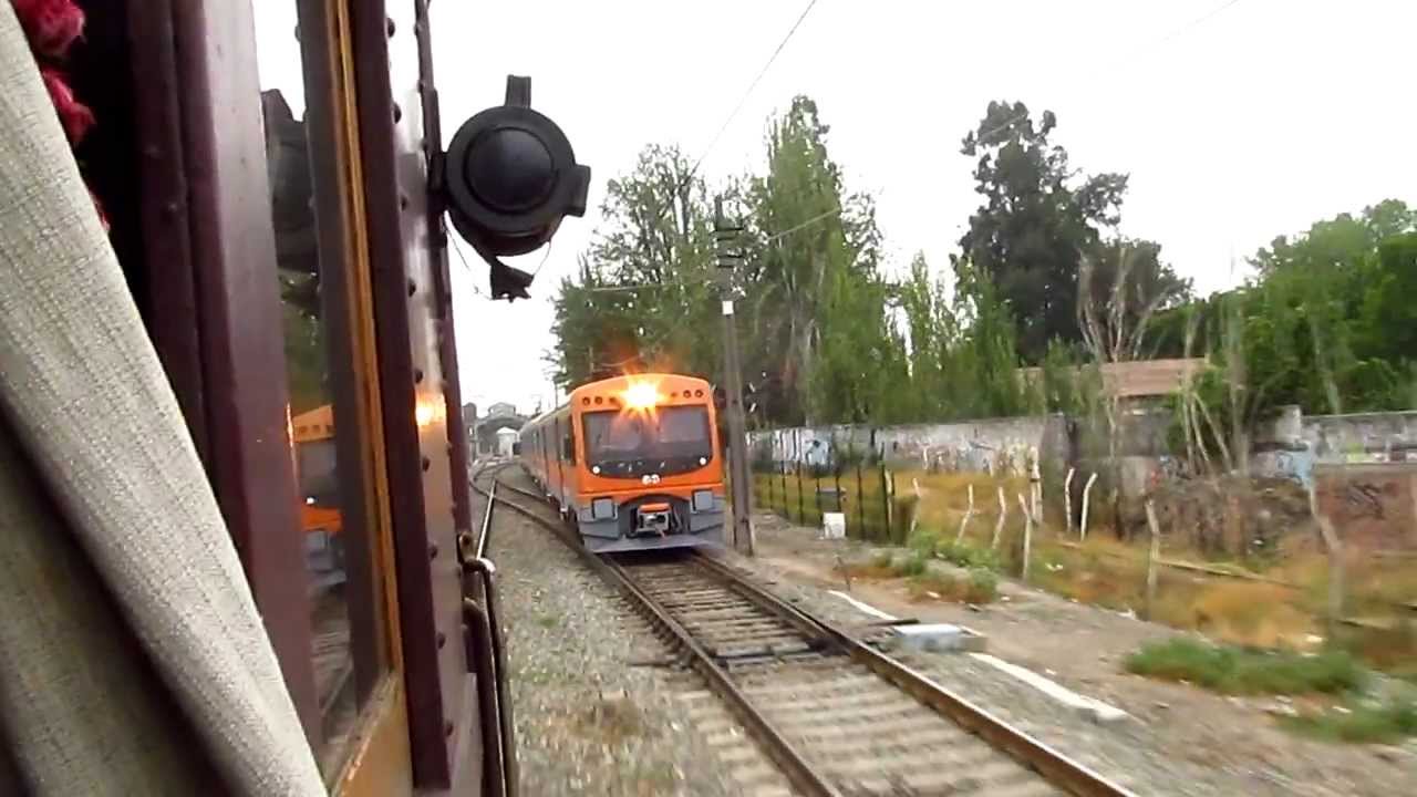 Rápido del Biobio en Carrera con UT-125 Metrotren.