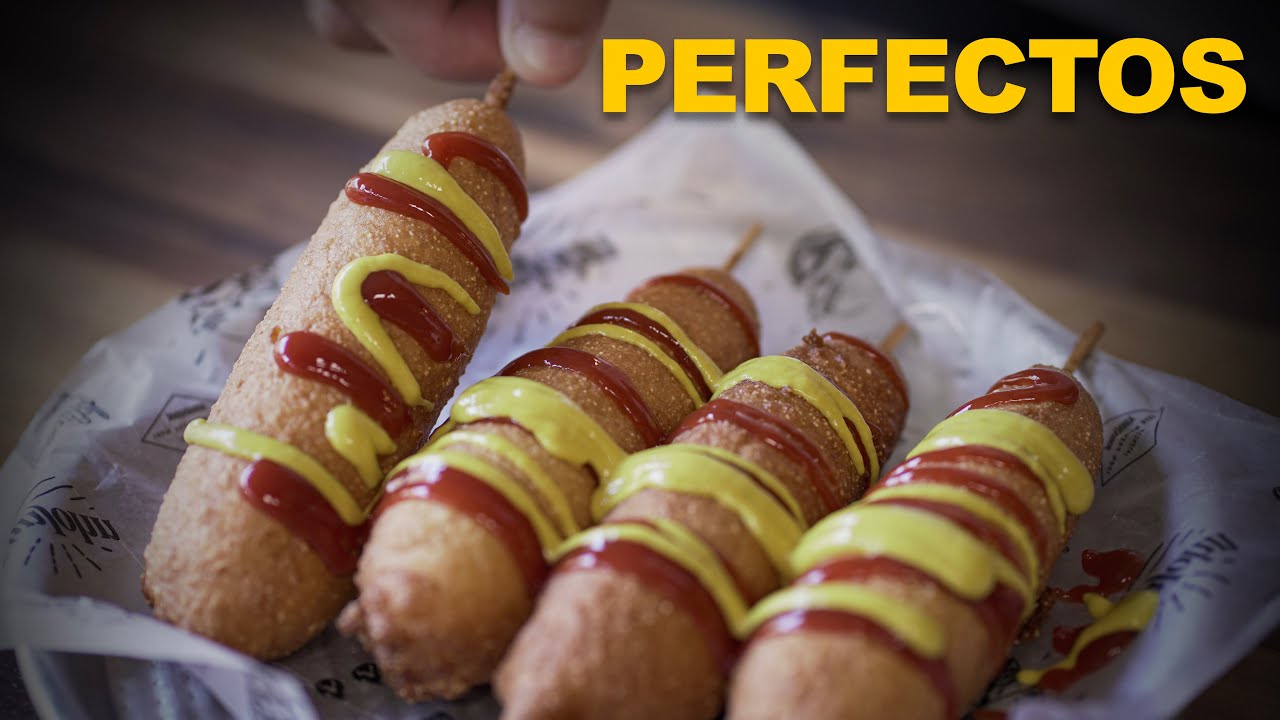 Como Hacer CORNDOGS | JohnJohnBurger