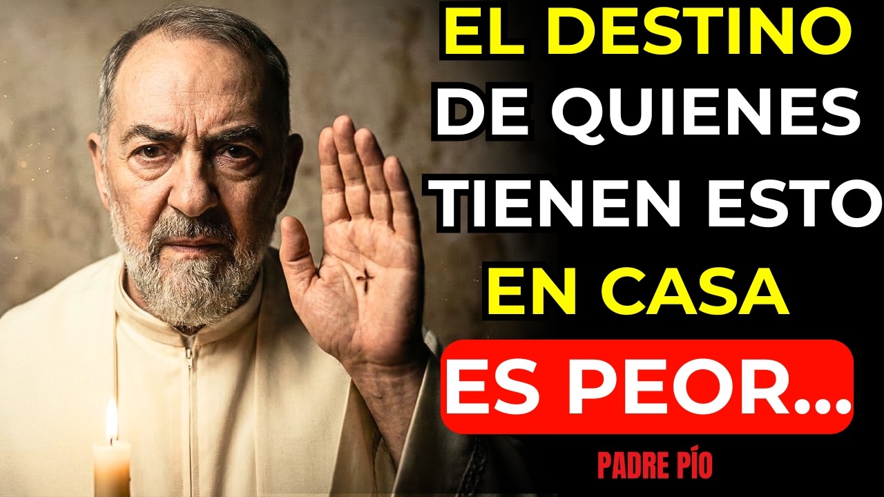 EL DESTINO DE QUIENES GUARDAN ESTO EN CASA… ES PEOR DE LO QUE CREES (Según el Padre Pío)