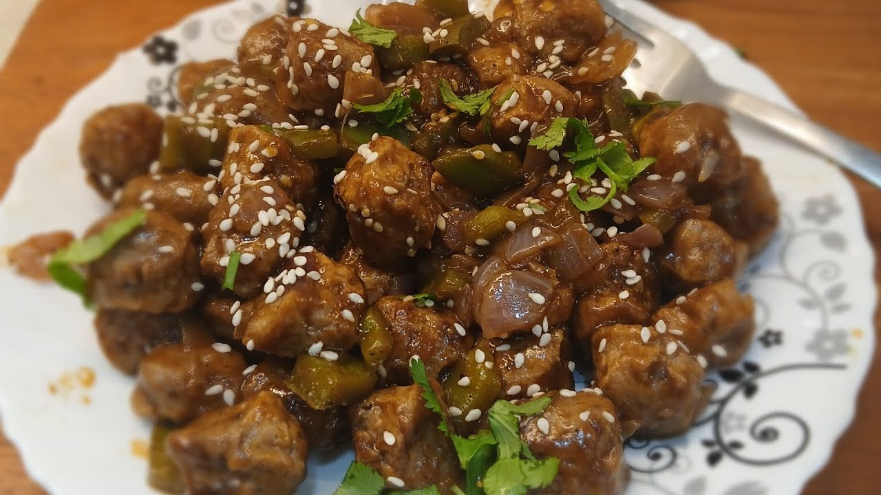 Soya Chunks Manchurian Recipe: सोया  मंचूरियन बनाने की बिल्कुल ईजी रेसिपी | soya chilli Manchurian |