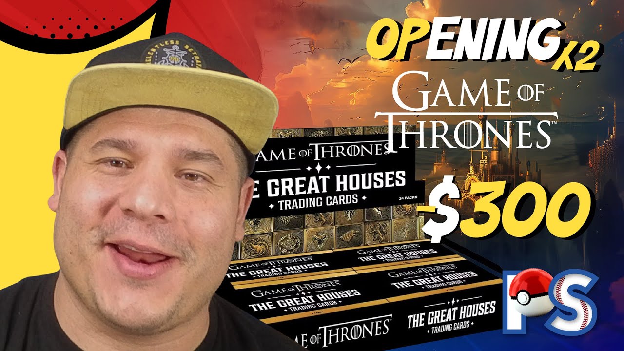 Opening 2 Boxes of 2025 Rittenhouse Game of Thrones – The Great Houses ($300 Rip)