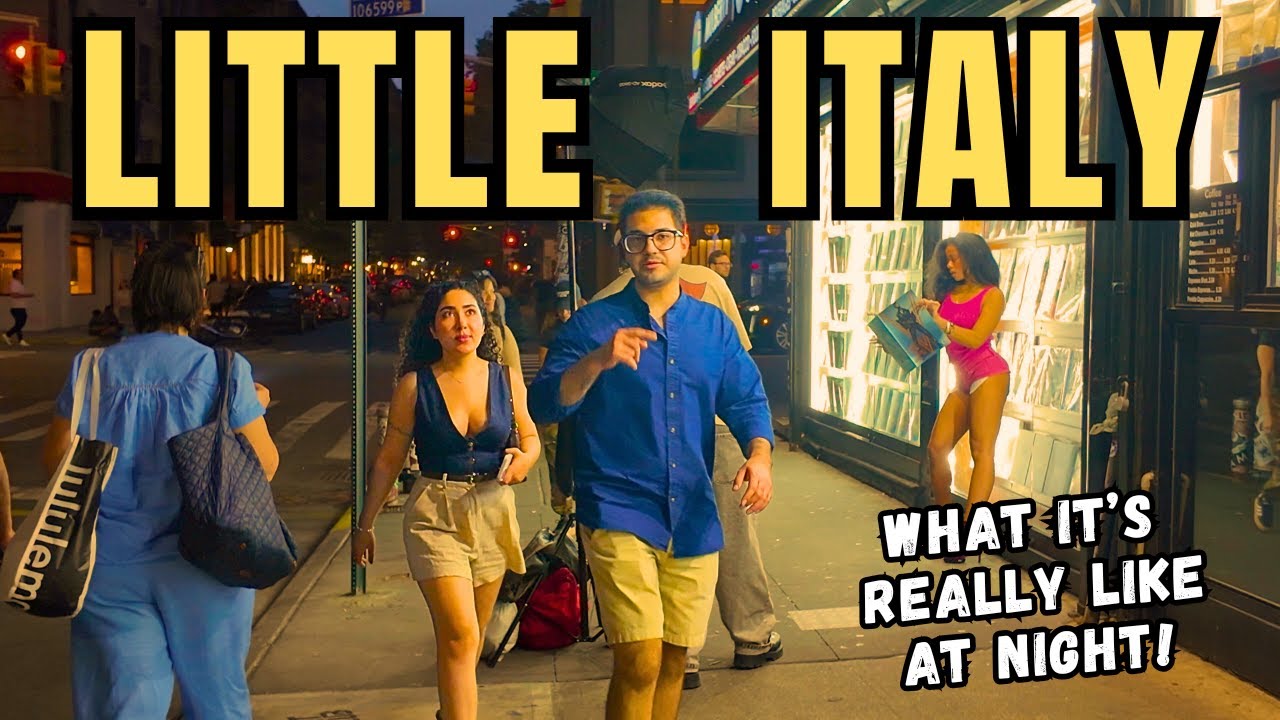 Exploring LITTLE ITALY NYC | What it's REALLY LIKE At Night! | Manhattan 2025
