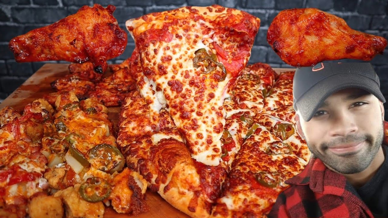 DOMINOS MUKBANG. R.I.P THE ASMR BRO