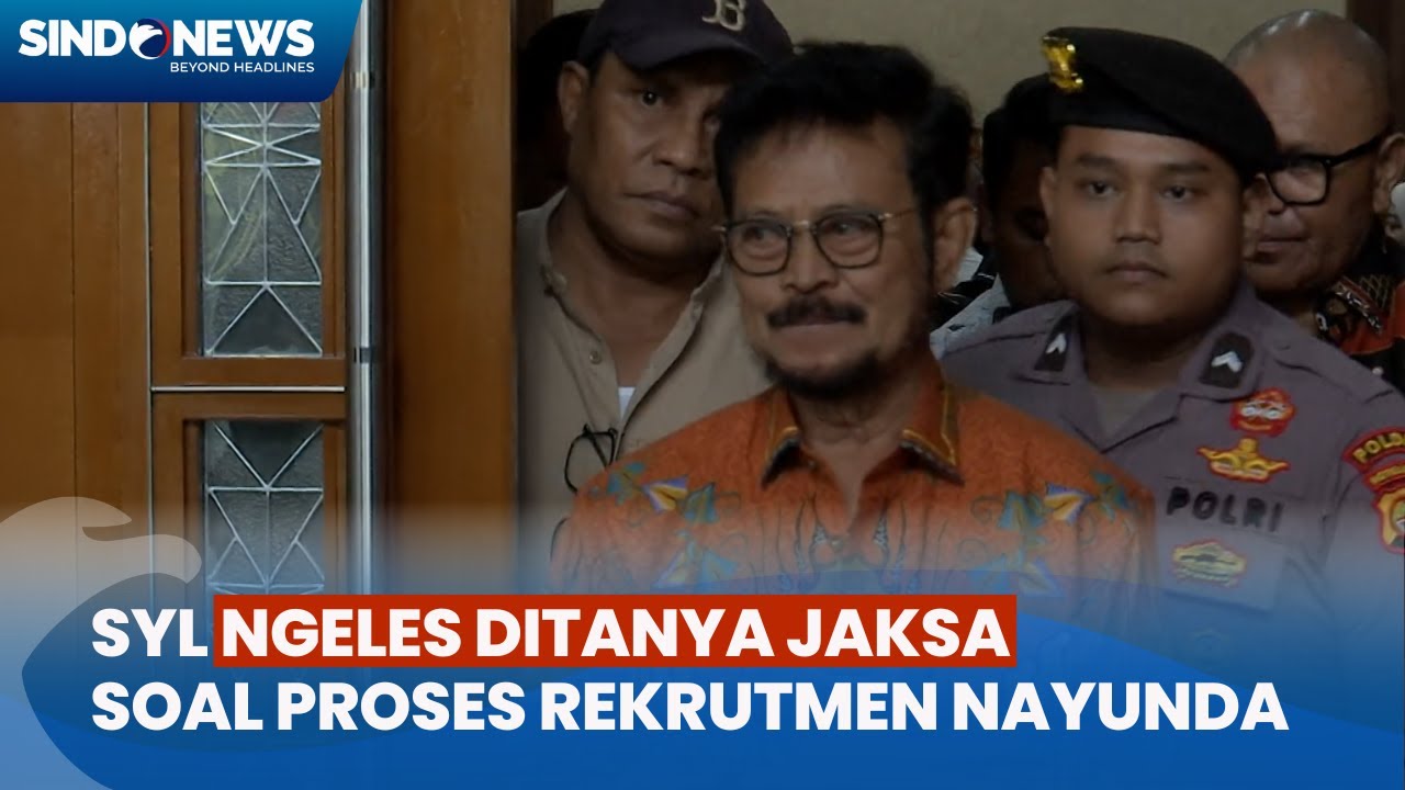Jaksa Cecar SYL soal Proses Biduan Nayunda Jadi Honorer di Kementan