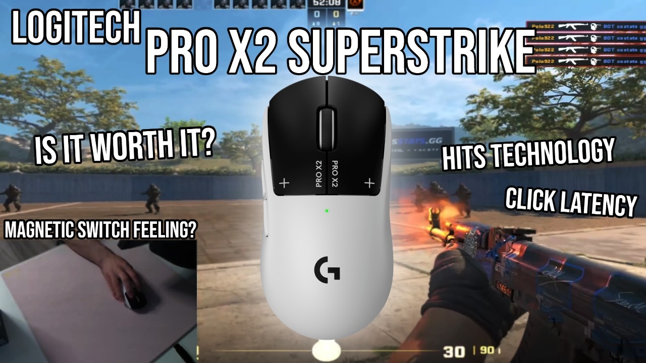 LOGITECH PRO X2 Superstrike Review on CS2 (Magnetic Mouse ? IS IT WORTH IT?)
