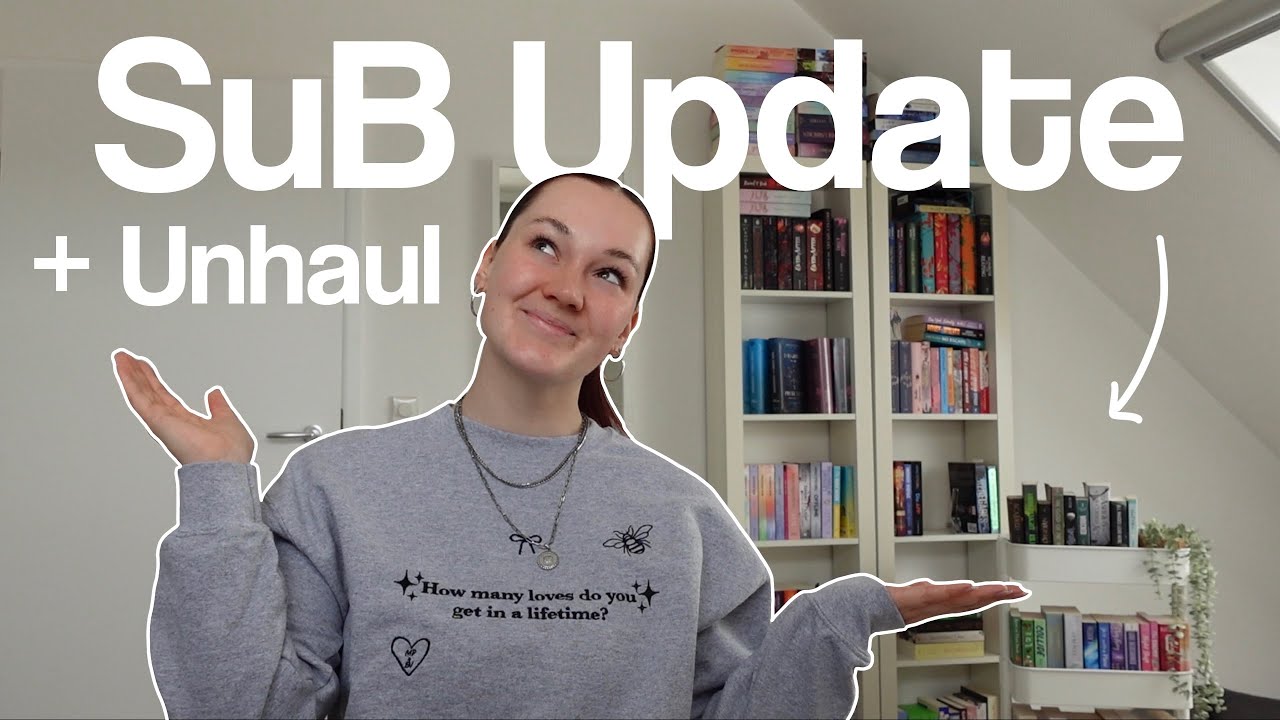 Alle Bücher, die aktuell auf meinem SuB liegen! 📖👀✨ Sub Challenge Update & Unhaul
