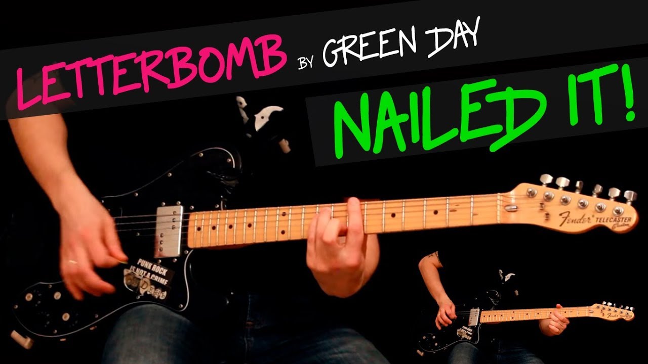Letterbomb - Green Day guitar cover by GV + chords
