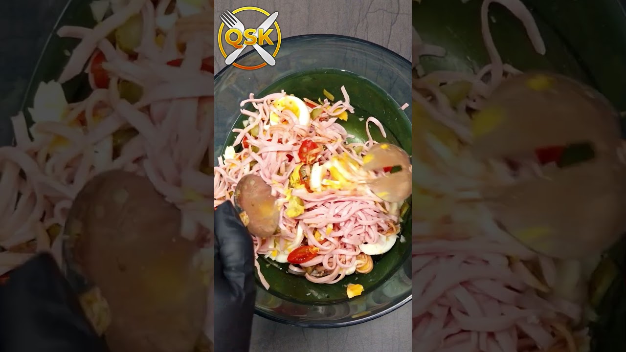 Ein Fest f&uuml;r die Geschmacksknospen: Wurstsalat mit Pfiff