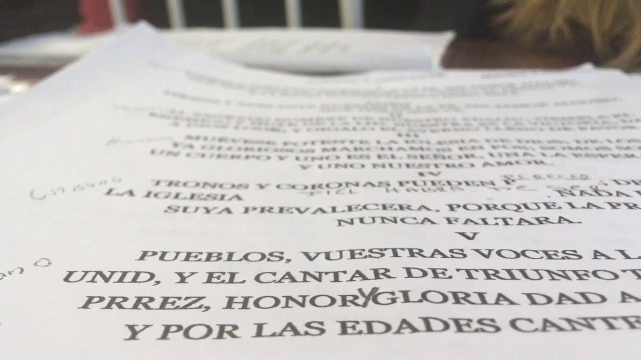 ICIPAR Himno. Firmes y adelante (ensayo)