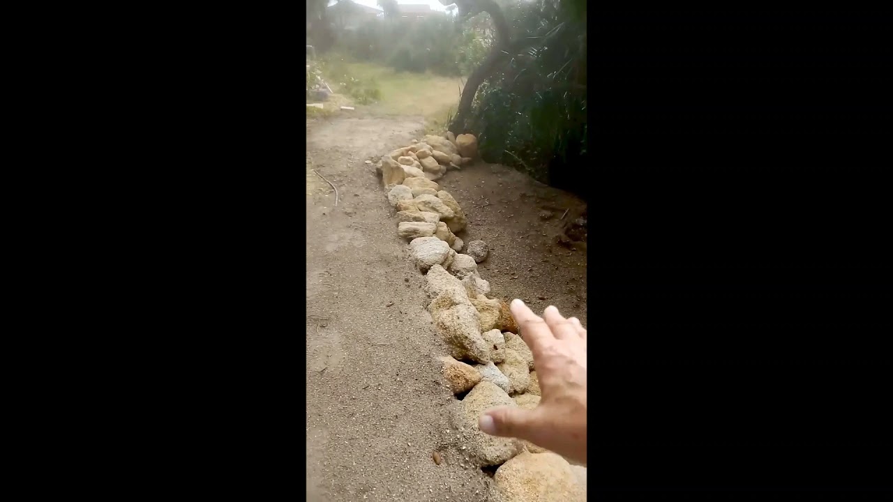 Completed Coquina Wall