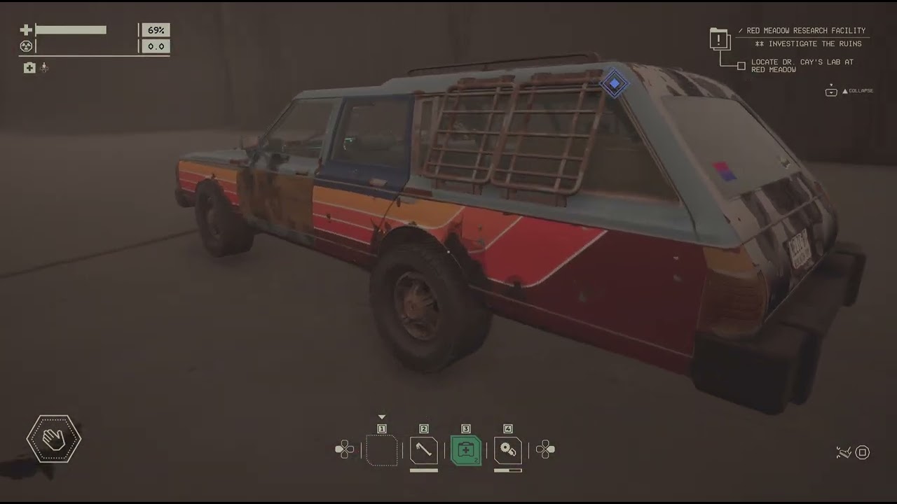 Pacific Drive I got the wood paneling!
