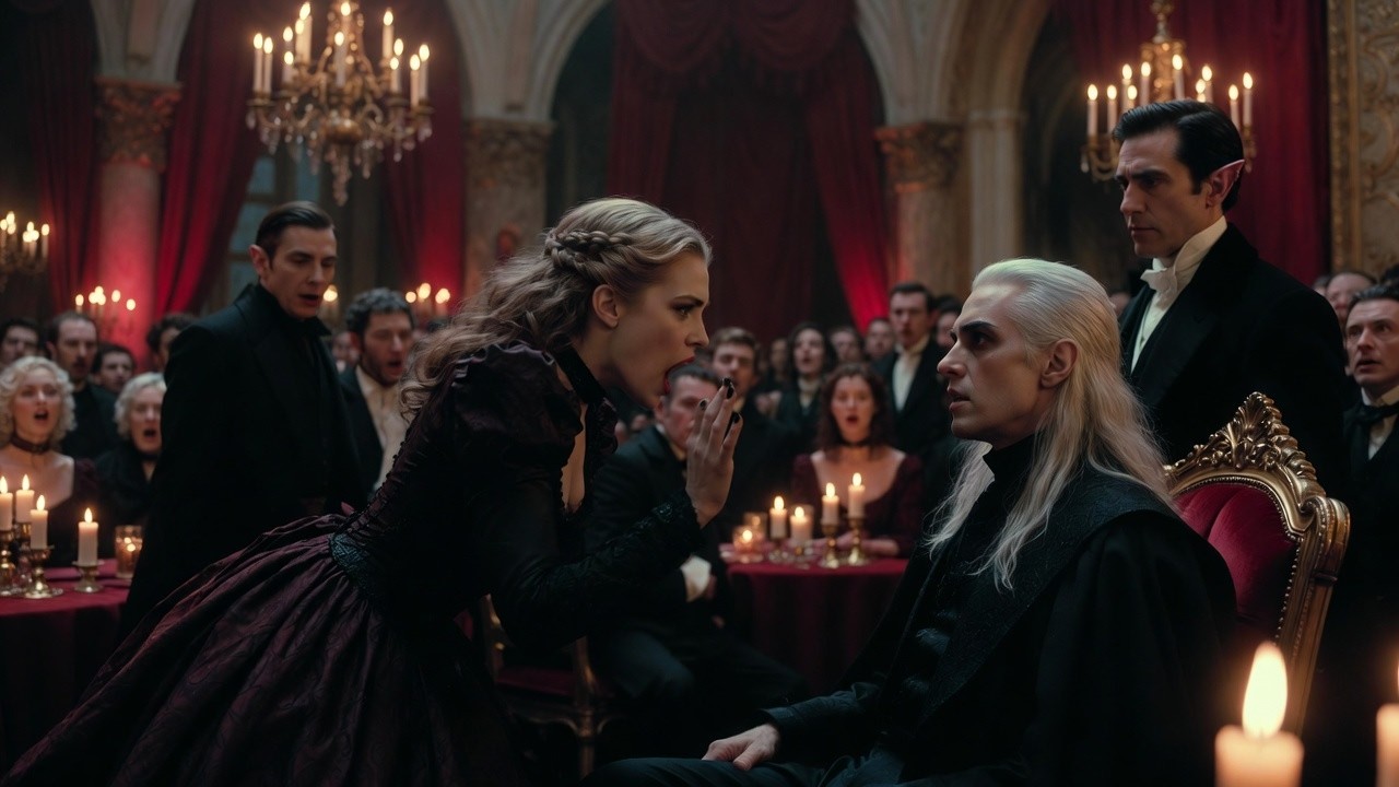Solo at the Royal Gathering, the Vampire King Hissed “Pretend You’re My Queen” — Her Answer