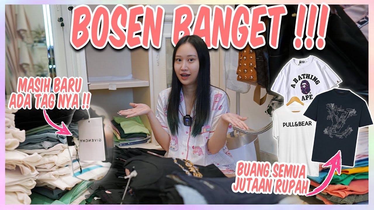 LAGI GABUT MALAH KEPIKIRAN BUANG BUANG BAJU DI LEMARI !! MASIH ADA TAG NYA IKUT DI BUANG !!
