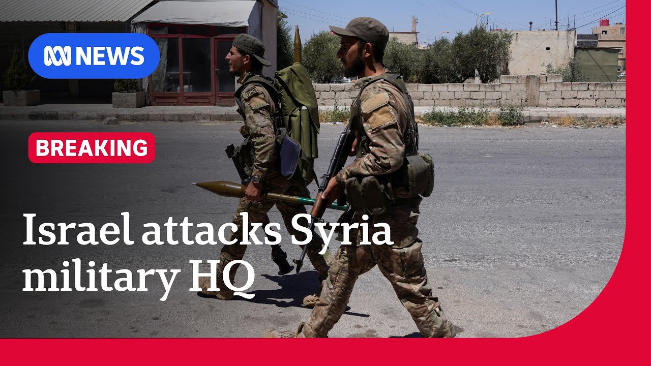 Syrian military headquarters hit by Israeli strikes | The World | ABC NEWS