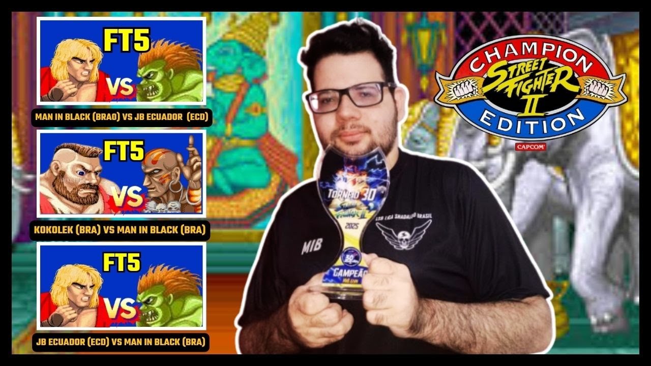 MAN IN BLACK (BRA) VS JB ECUADOR (ECD) - STREET FIGHTER 2 CHAMPION EDITION