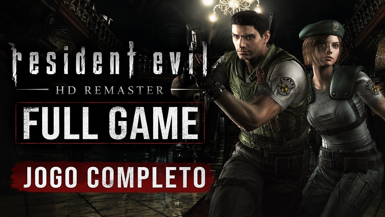 Resident Evil HD Remaster &ndash; Walkthrough Completo | Full Game Detonado em Portugu&ecirc;s