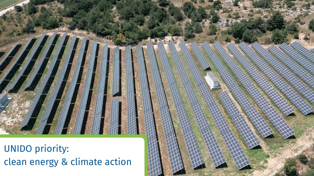 UNIDO priority video 2025: clean energy & climate action