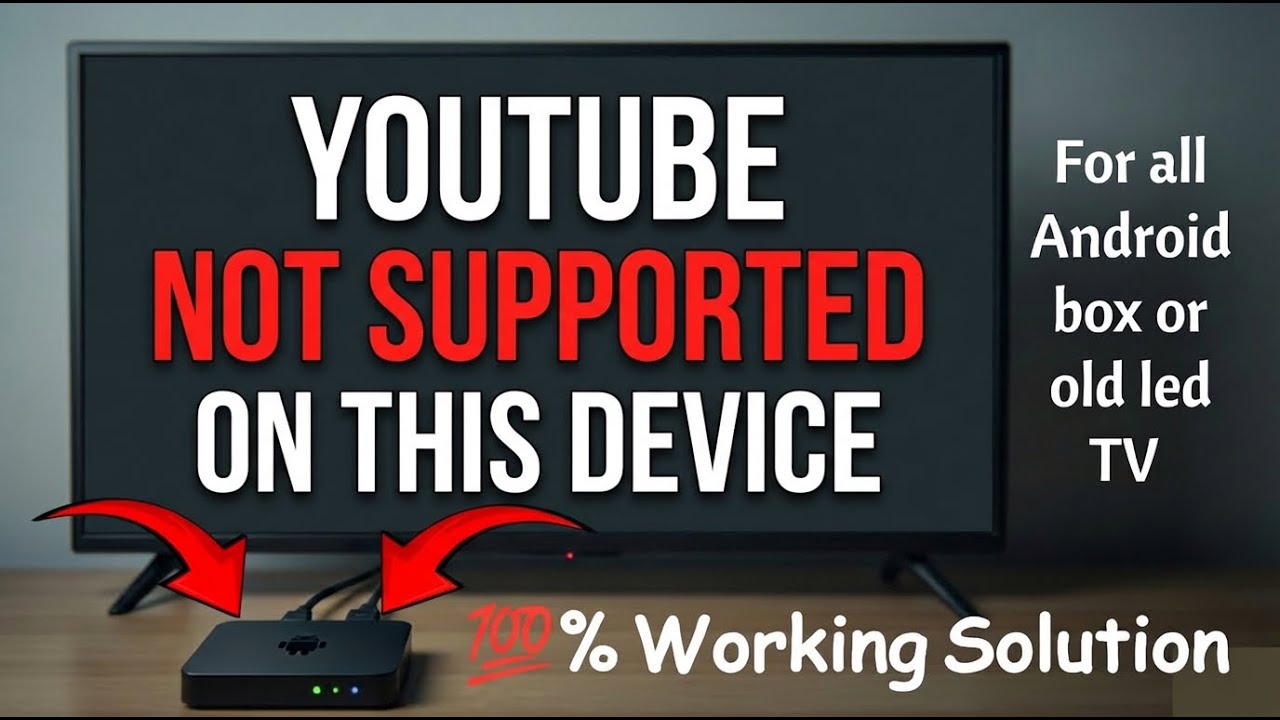How to Fixe YouTube Not Supported Error!