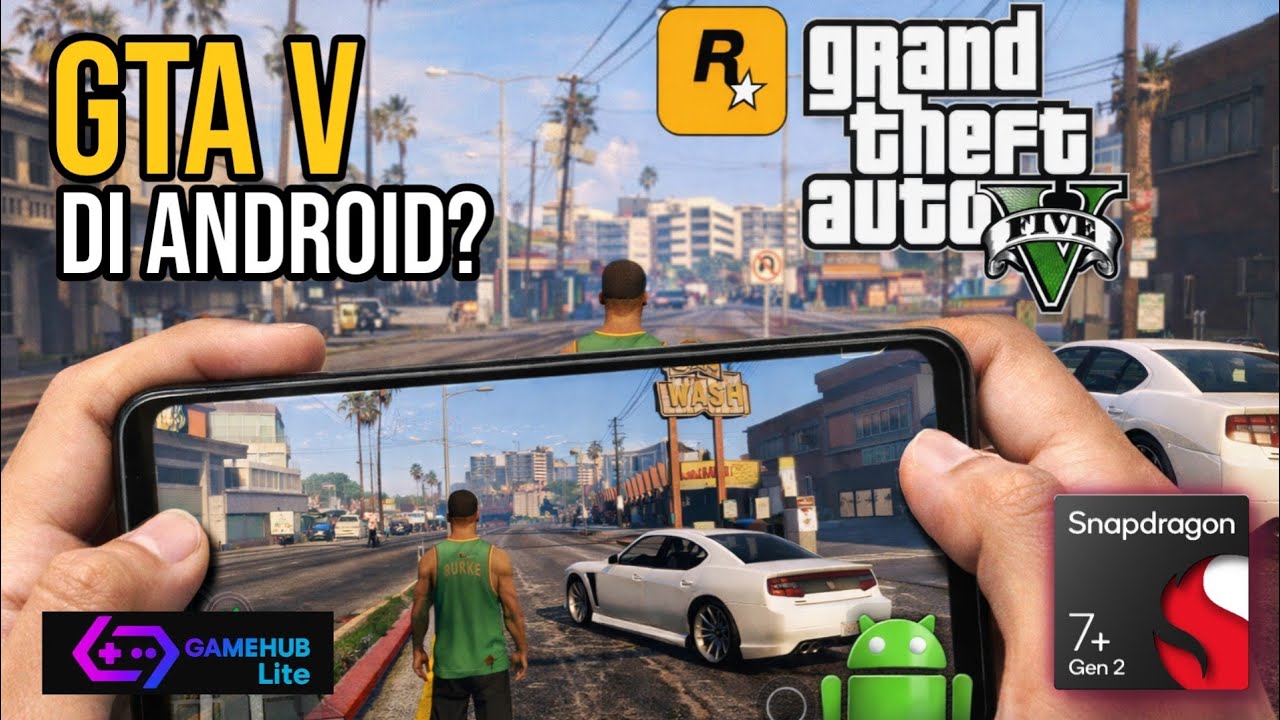 GTA V Lite Di Android Offline | GameHub Emulator & Tutorial Lengkap