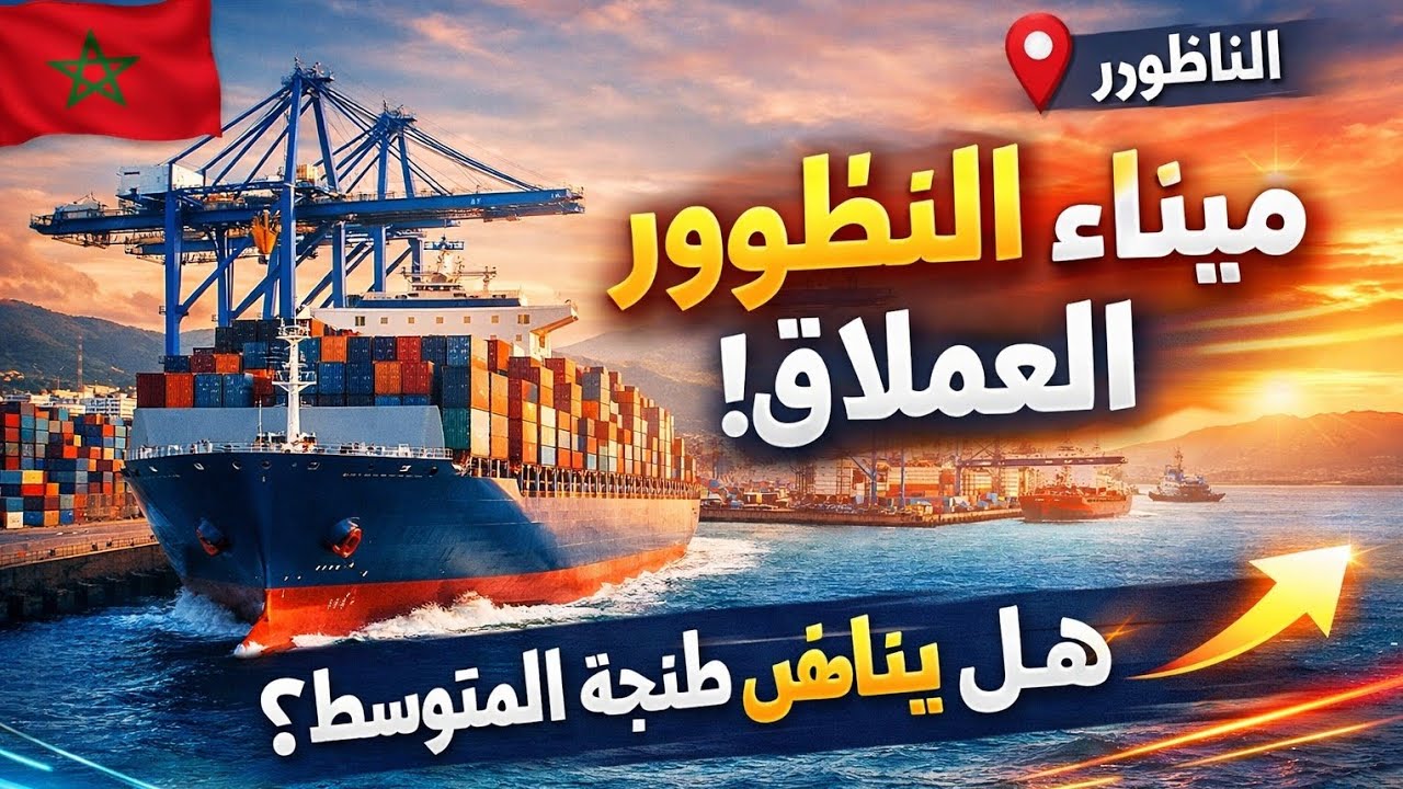 المغرب يطلق مشروع ميناء الناظور غرب المتوسط 🚢 مستقبل التجارة والاقتصاد الوطني!