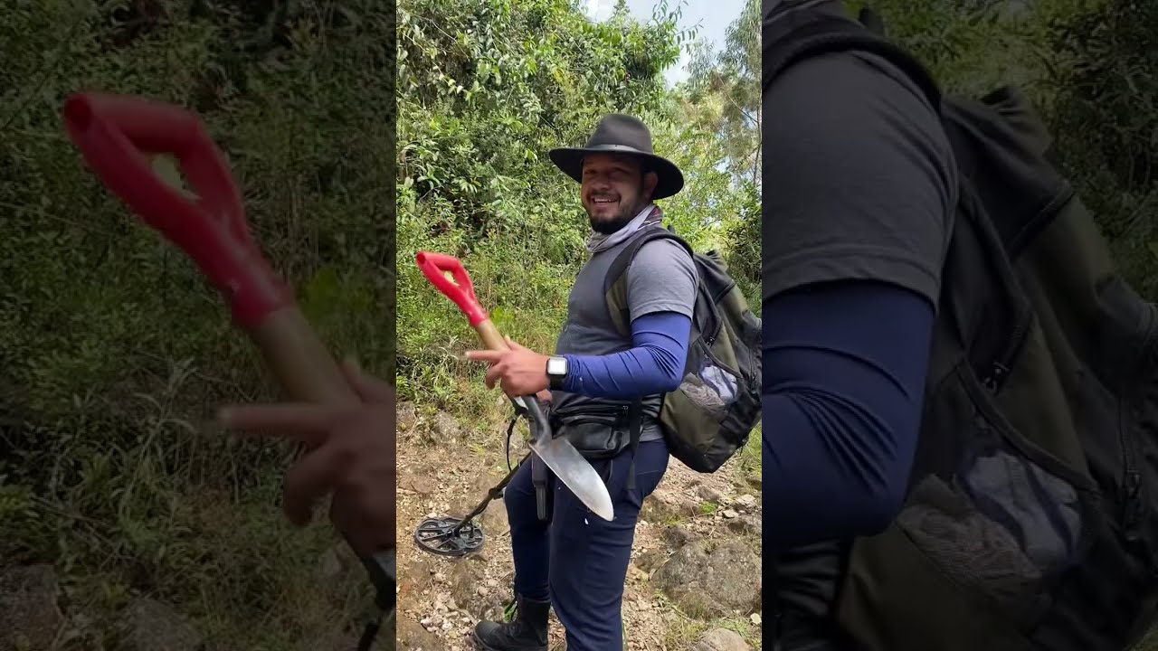 Exploración con detector de metales en camino de 300 años de antigüedad