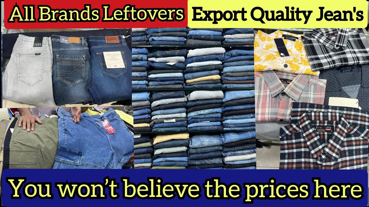 All Brands Leftovers Sale | Branded Mens Jeans & Shirts Shop Lahore | Original Outfits & Stock 2025