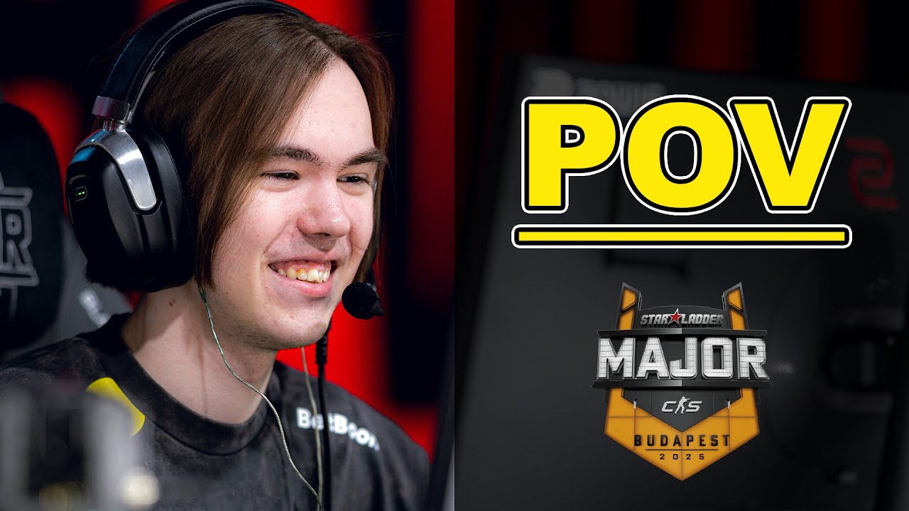 POV: Donk AWP ace | Team Spirit Vs Faze Clan | StarLadder Budapest Major 2025