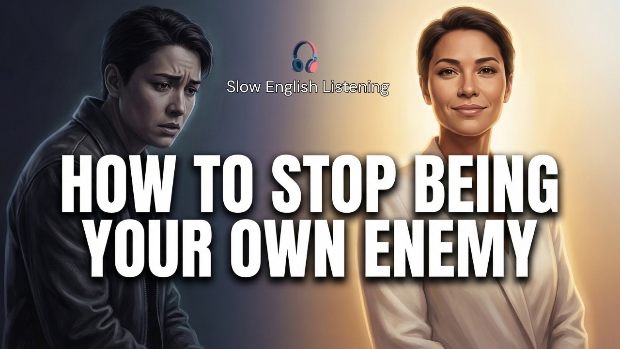 How to Stop Being Your Own Enemy | Learn English Through Self-Growth | English Listening Practice