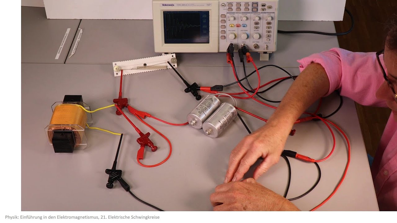 Elektromagnetismus Experiment: Elektrischer Schwingkreis