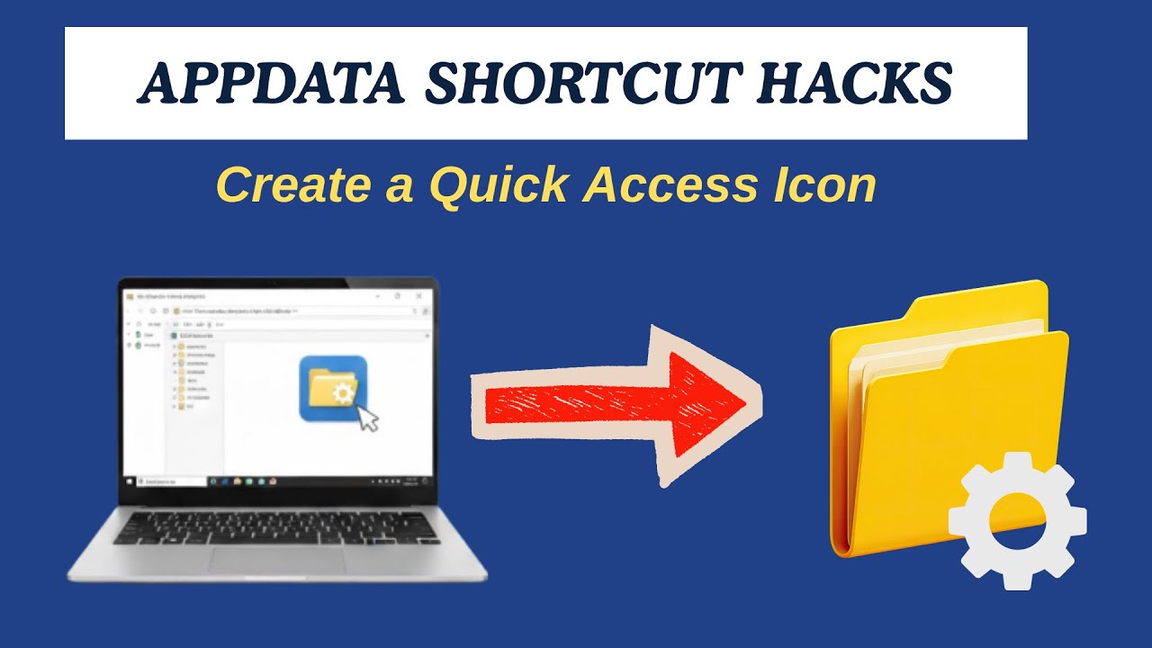 Как создать ярлык для папки AppData на ПК с Windows?