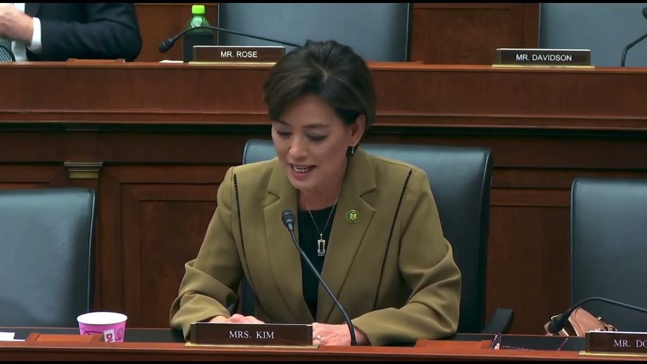 Kim Delivers Remarks at Markup of National Security Legislation