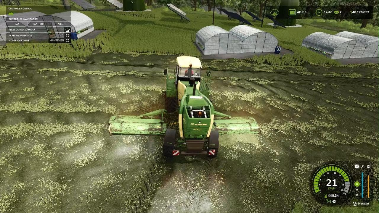 Farming Simulator 25 bregando con mi granja y recortando grama 🚜