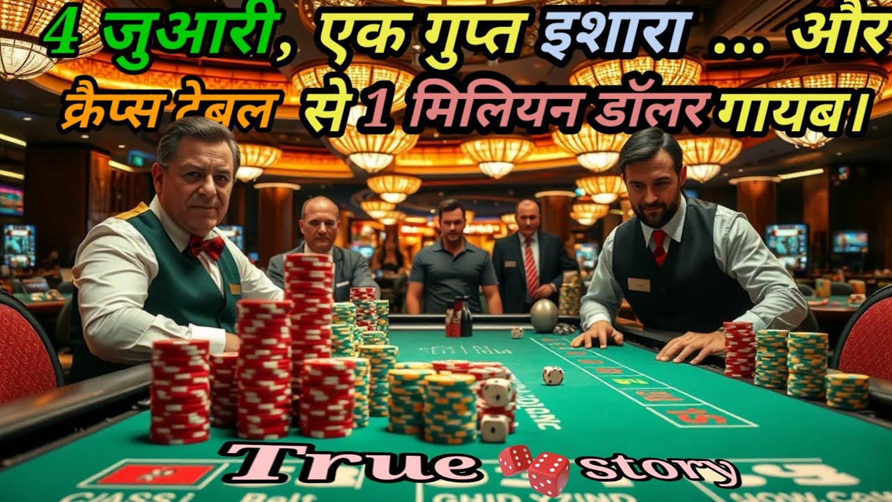 4 आदमियों ने एक क्रैप्स टेबल से गायब किए 1 मिलियन डॉलर — बिना कोई निशान छोड़े।