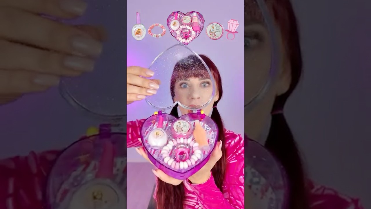 ASMR Barbie Candy Box Eating Mukbang  #mukbang #eating#barbie
