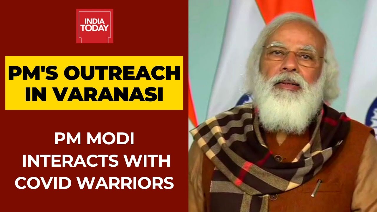 PM Modi Interacts With Covid Vaccine Beneficiaries And Vaccinators From Varanasi