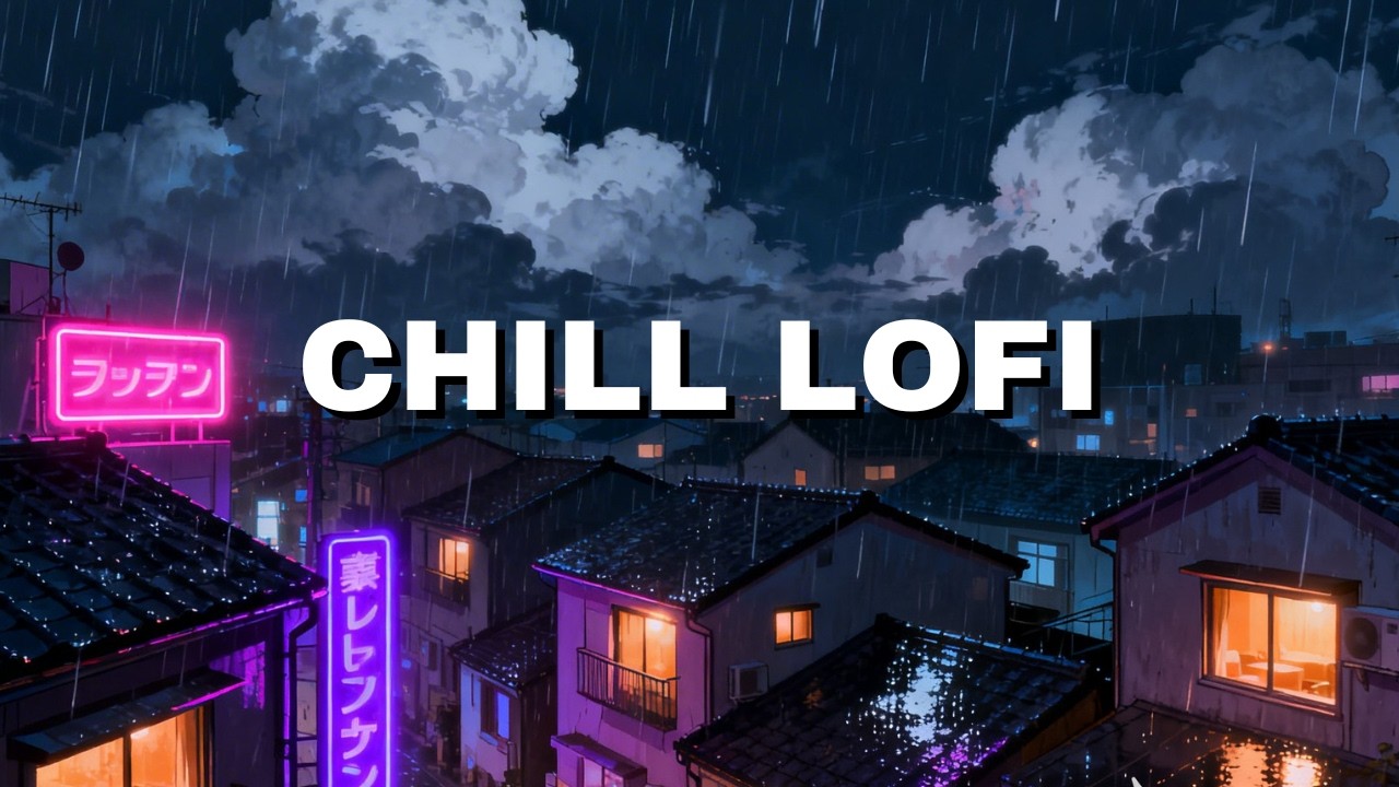 Rainy Night in Tokyo ☔ Lofi Beats for Study | 深夜の東京