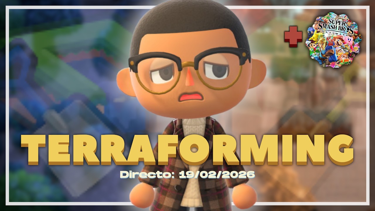¿Terraforming, chat? - ACNH + Smash Ultimate