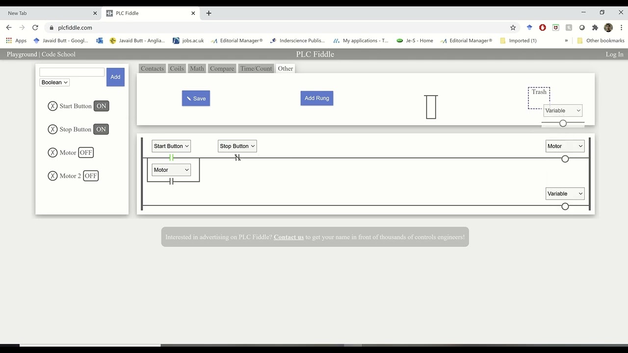PLC Fiddle Tutorial Video