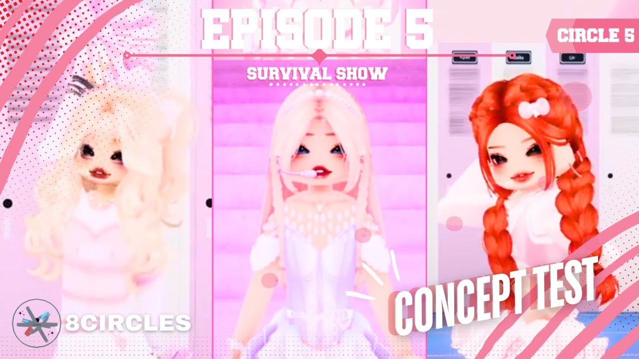 [ROBLOX SURVIVAL SHOW] : 8CIRCLES EPISODE 5 (CONCEPT TEST) KPOP