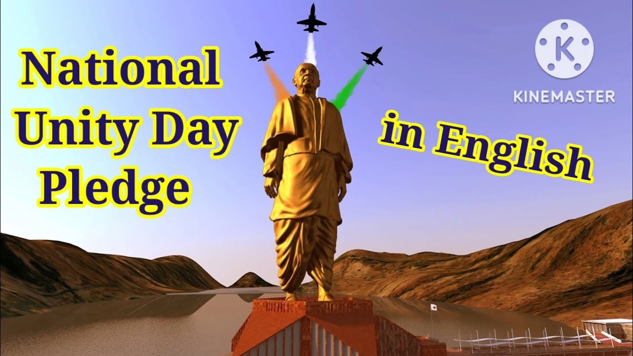 National Unity Day Pledge in English/Rastriya Ekta Diwas Pledge 31 October/#nationalunitydaypledge