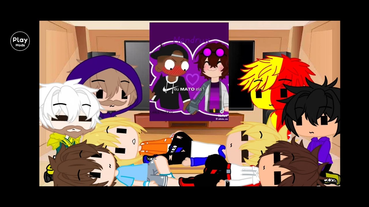 Criative squad 4 reagindo a mendrux 💜🖤