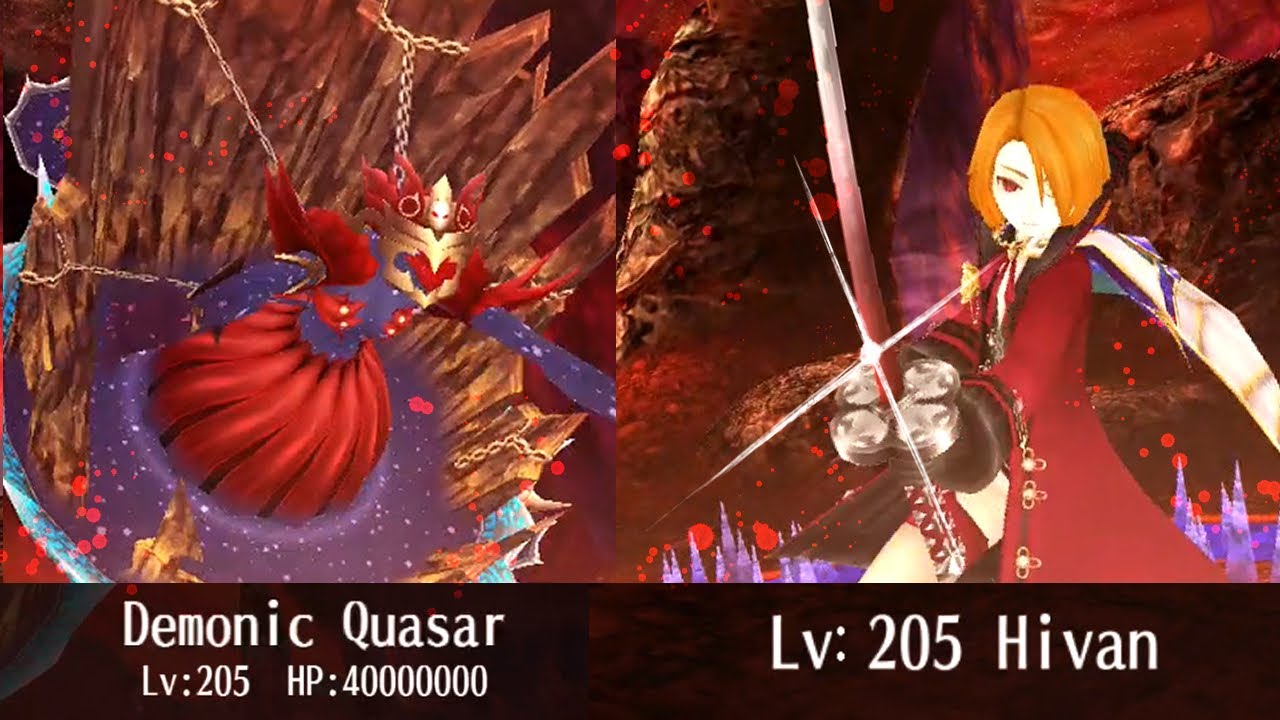 Toram Online - VS Demonic Quasar Lvl 205 Nightmare (Solo Katana)