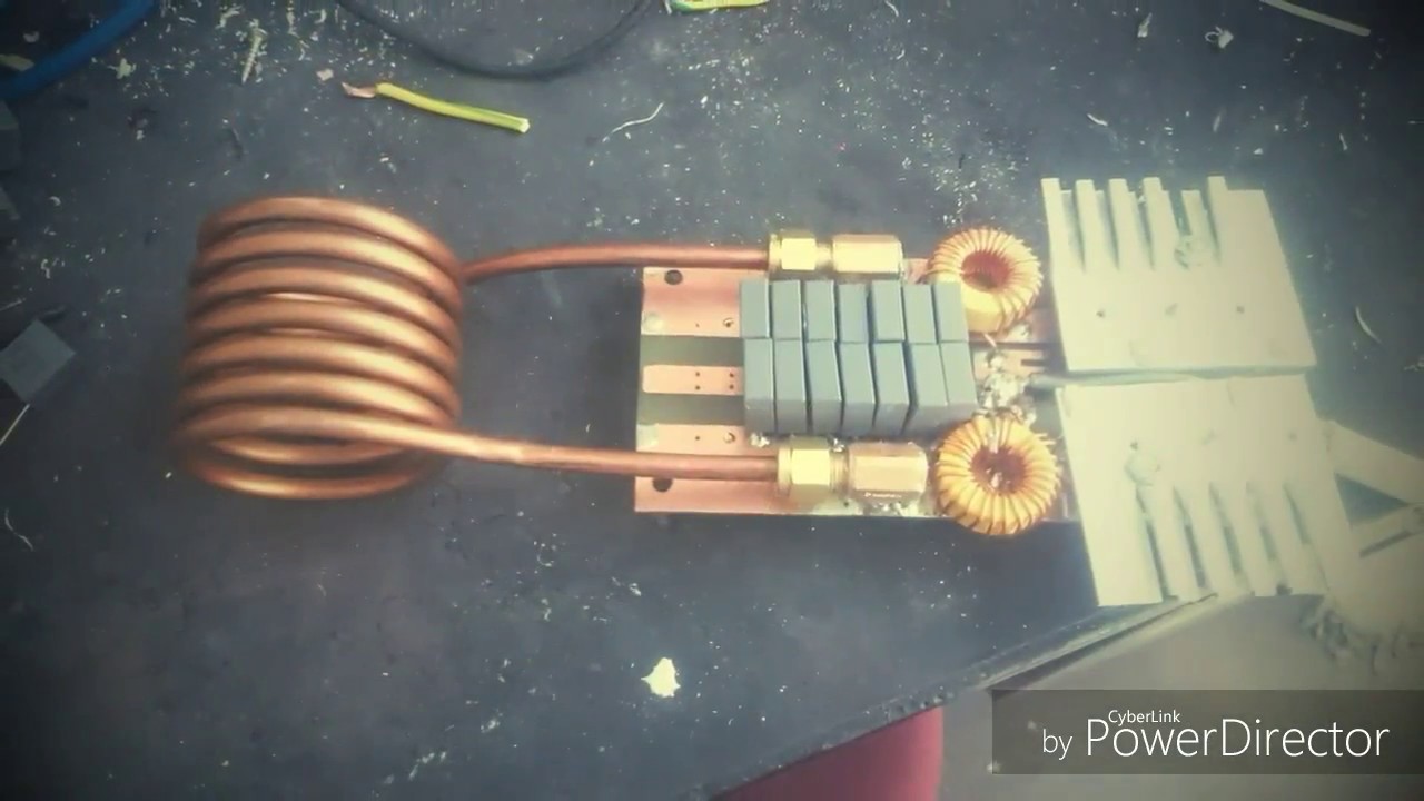 İndüksiyon Isıtma uygulamasını elimizdeki   175W trafo ile çalıştırma