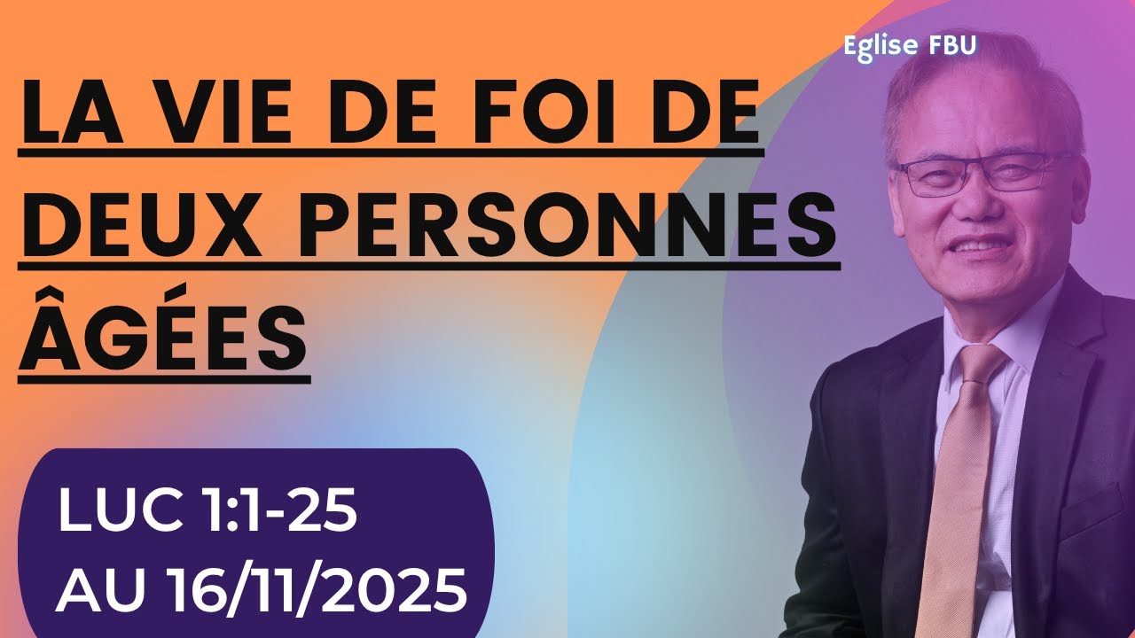 Culte: La vie de foi de deux personnes âgées