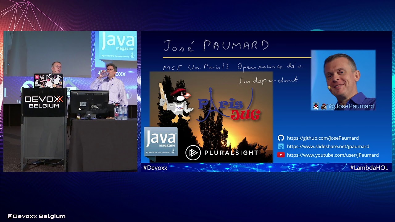 Lambdas and Streams Master Class Part 1 Jos&eacute; Paumard, Stuart Marks voxxed