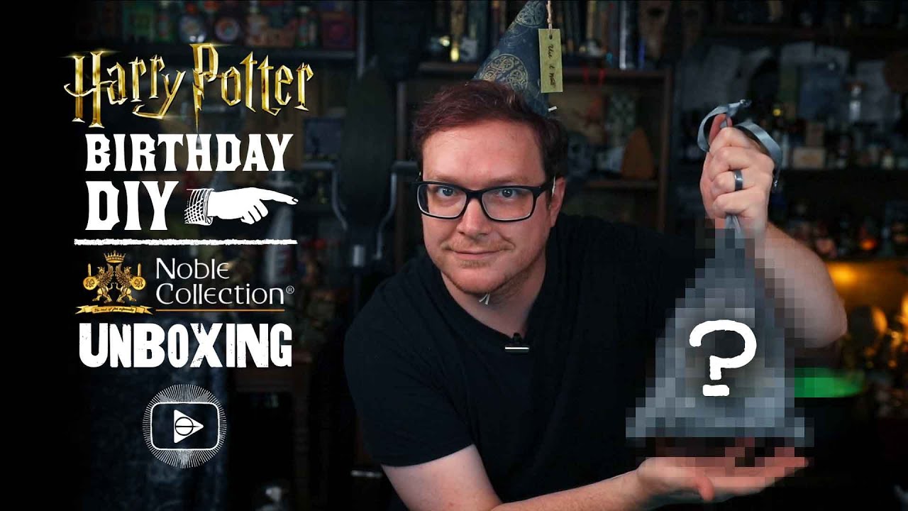 Harry Potter Birthday DIY + Noble Collection Unboxing