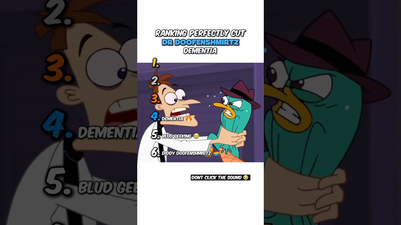 Ranking Dr Doofenshmirtz Demntia 😭