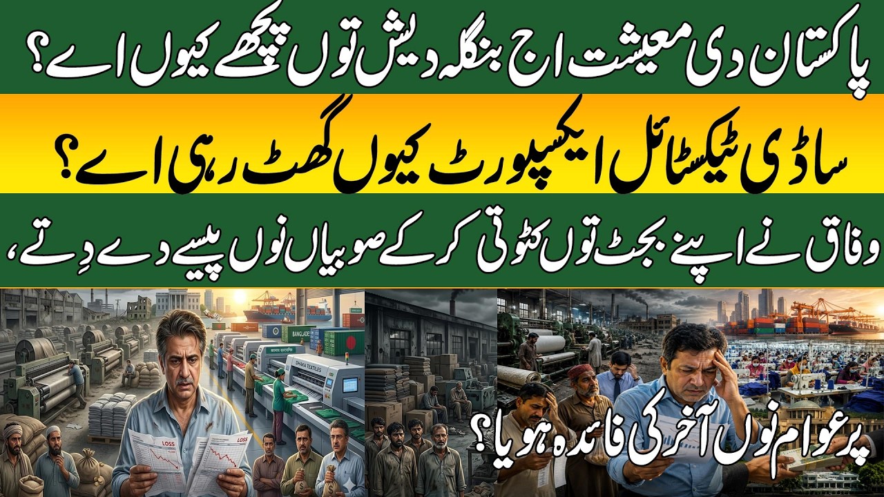 Bangladesh Surges Ahead While Pakistan Struggles | Why Are Textile Exports Declining? | Chaupal TV